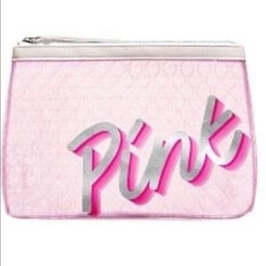 Pink Victoria’s Secret Bubble Heart Beauty Bag